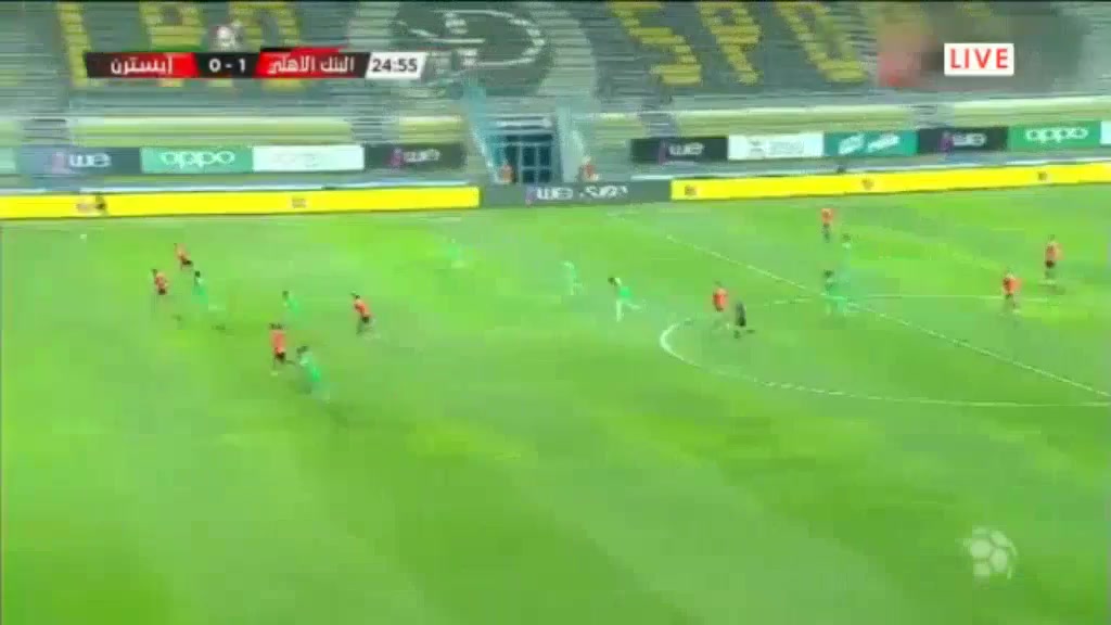 EGY D1 NBE SC Vs El Sharqia Dokhan 24 ทำประตู Nasr Mansi ประตู, ทำคะแนน 1:0