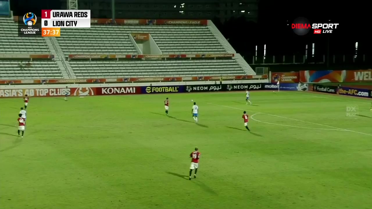 AFC CL Urawa Red Diamonds Vs Lion City Sailors  Goal in 36 min, Score 2:0