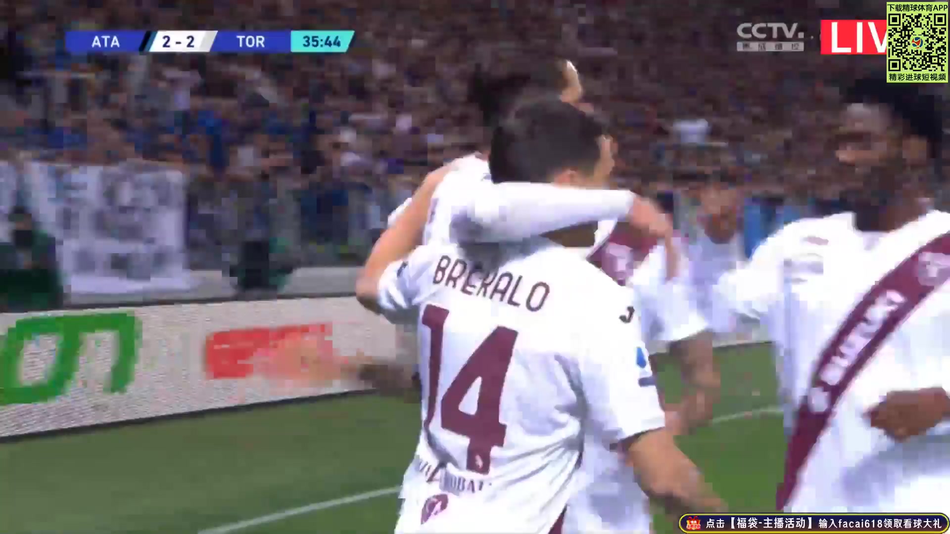 Serie A Atalanta Vs Torino 35 phút Sasa LukicVào, ghi bàn 2:2