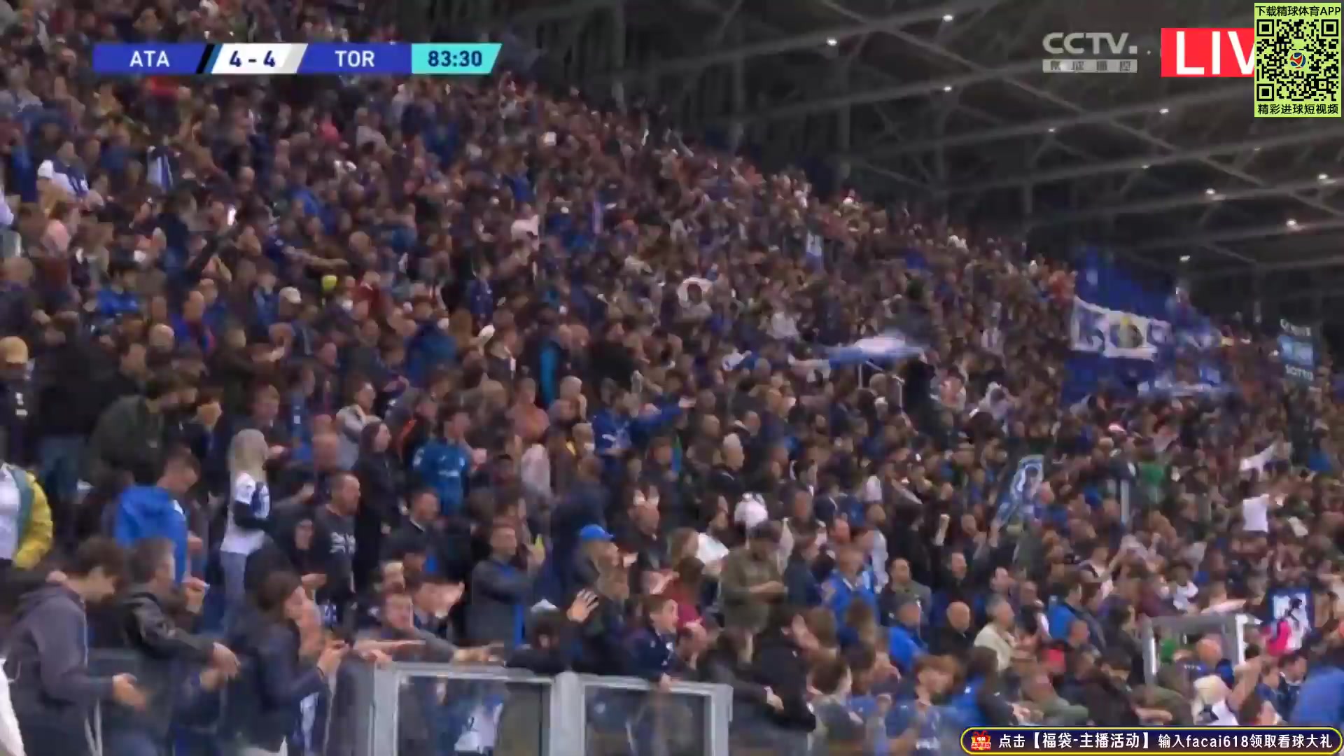 Serie A Atalanta Vs Torino 83 phút Luis Fernando Muriel FrutoVào, ghi bàn 4:4