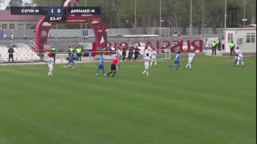 RUS YthC PFC Sochi Youth Vs Dinamo Moscow Youth  Goal in 85 min, Score 2:0