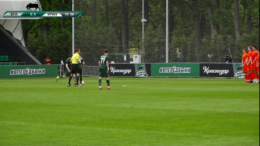 RUS YthC FK Krasnodar Youth Vs FK Ural Youth  Goal in 75 min, Score 1:1