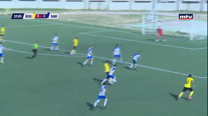 LBN D1 Shabab Sahel Vs Al Bourj Bersyl Obassi Goal in 33 min, Score 1:0