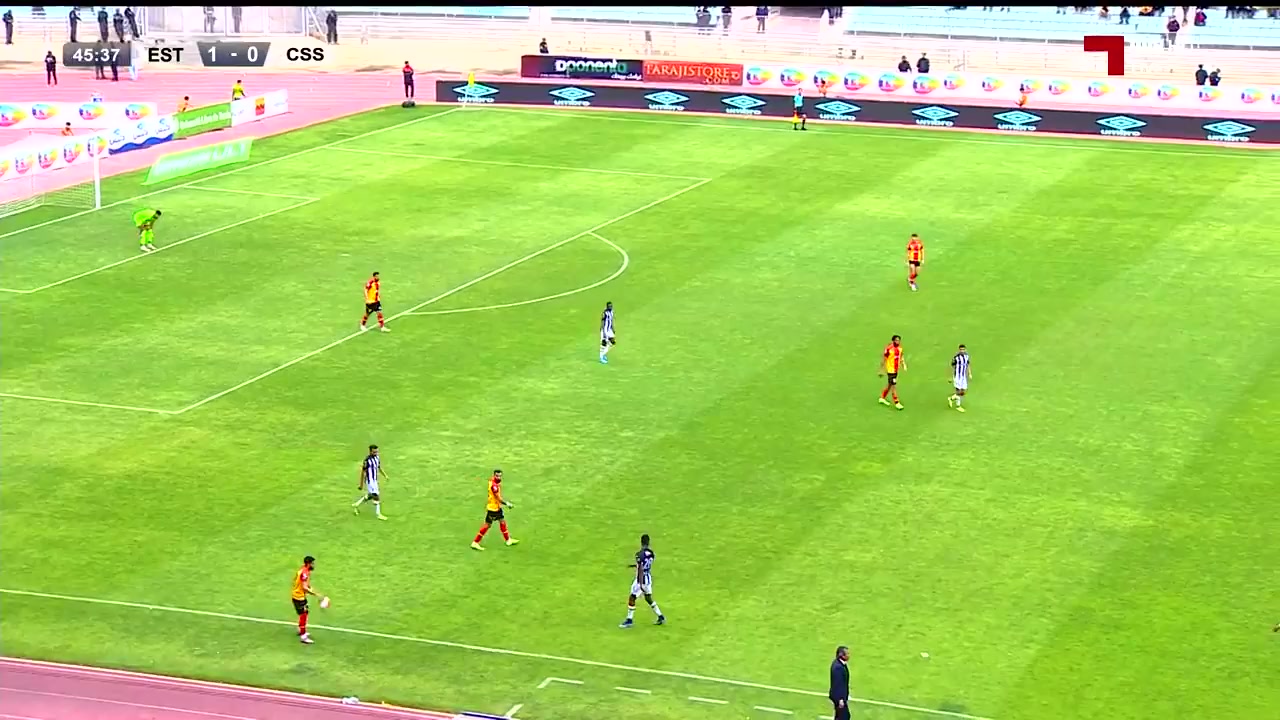 TUN D1 Esperance Sportive de Tunis Vs Sifakesi Ismail Diakité Goal in 45+ min, Score 1:1