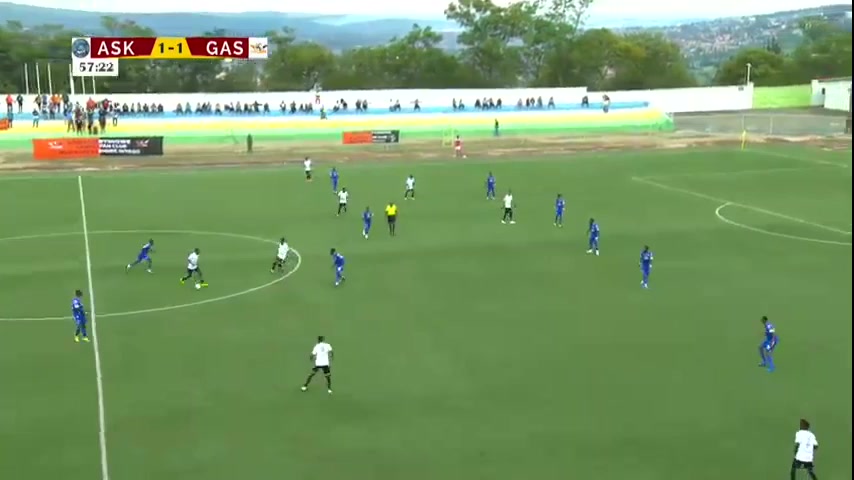 RWA D1 AS Kigali Vs Gasogi Utd  Goal in 58 min, Score 2:1