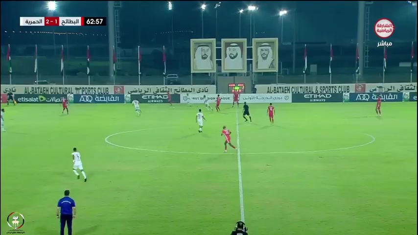 UAE D1 Al Bataeh Vs Al-Hamriyah  Goal in 64 min, Score 2:2