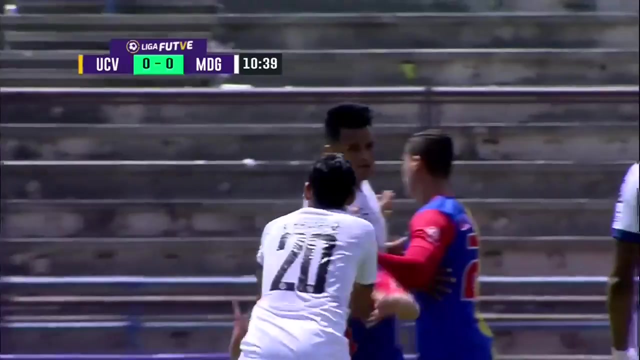 VEN D1 Universidad Central de Venezuela Vs Mineros de Guayana Anthony Matos Goal in 11 min, Score 0:1