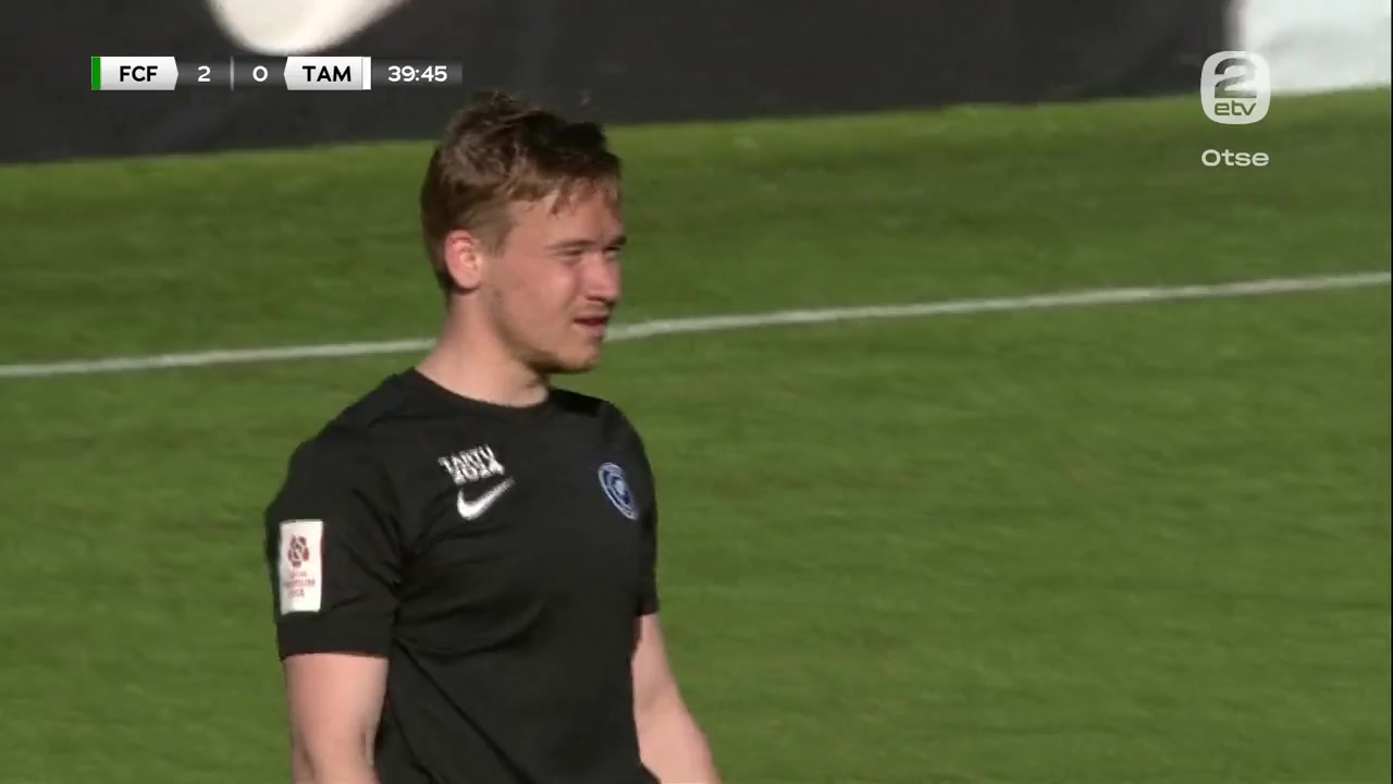 EST D1 FC Flora Tallinn Vs Tartu JK Maag Tammeka  Goal in 40 min, Score 2:1