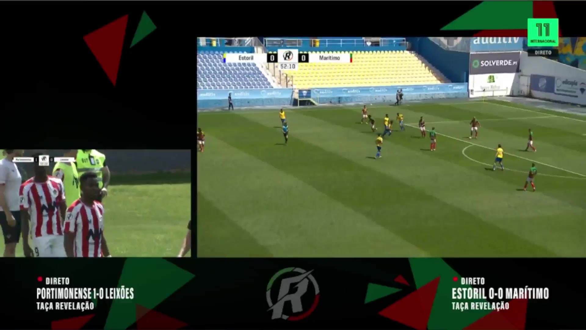 POR U23 Estoril U23 Vs Maritimo U23 Jose Marques Goal in 54 min, Score 1:0