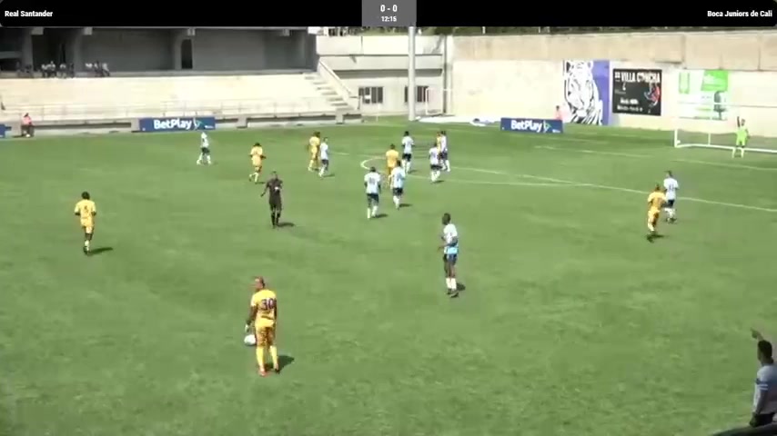 COL D2 Real Santander Vs Boca Juniors De Cali 12 phút Vào, ghi bàn 0:1