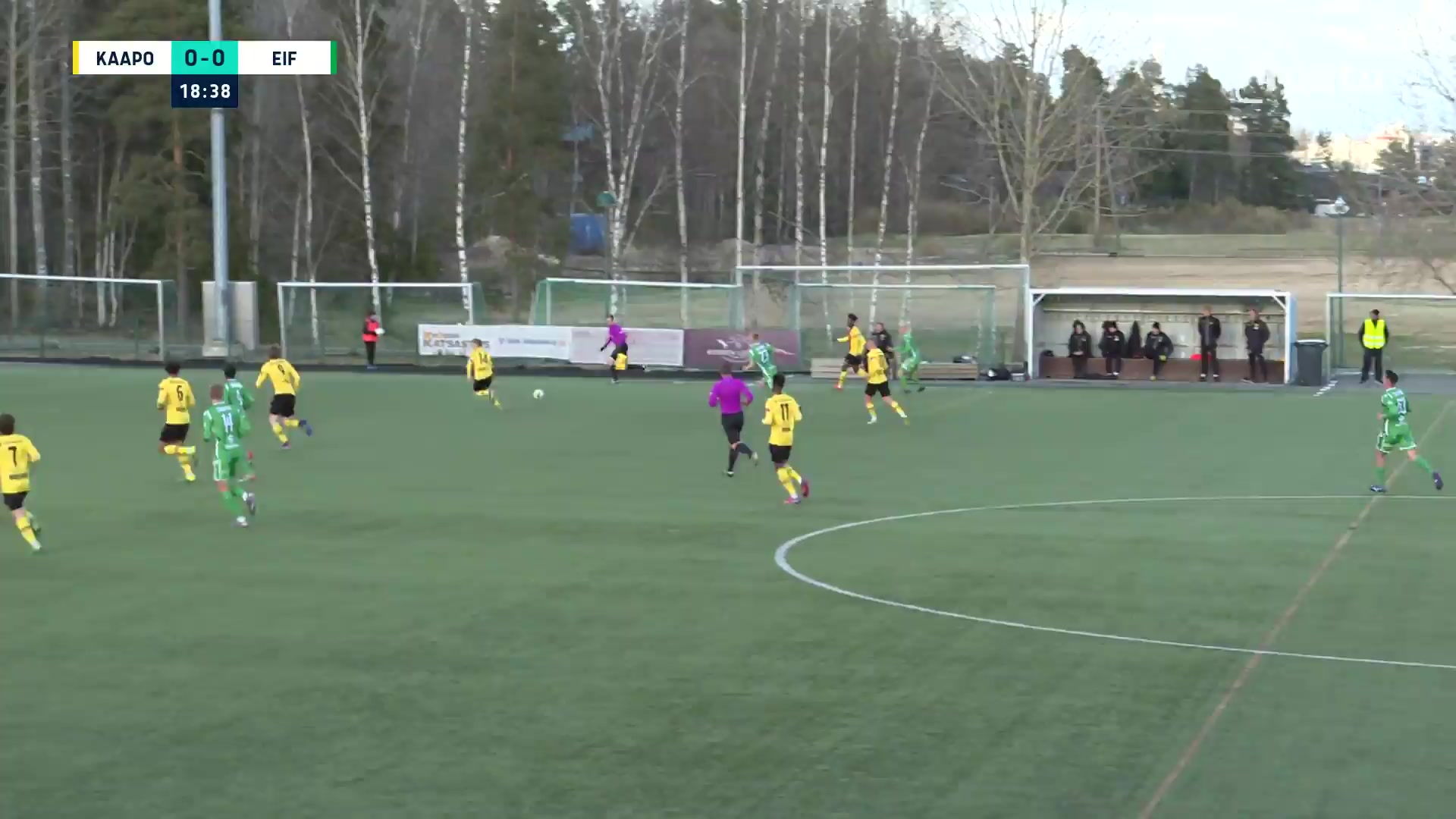 FIN CUP Kaarinan Pojat Vs Ekenas IF Fotboll Adam  Larsson Goal in 19 min, Score 0:1