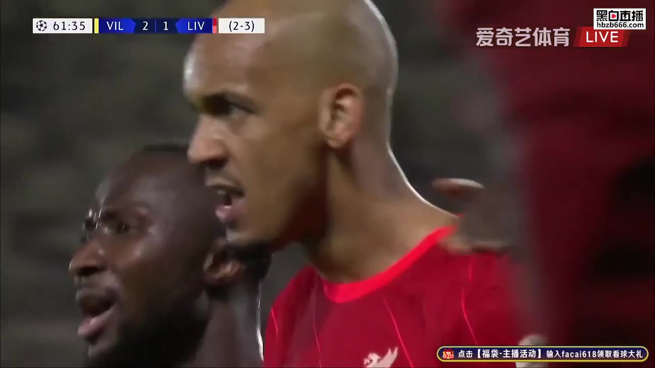 UEFA CL Villarreal Vs Liverpool Fabio Henrique Tavares,Fabinho Goal in 62 min, Score 2:1