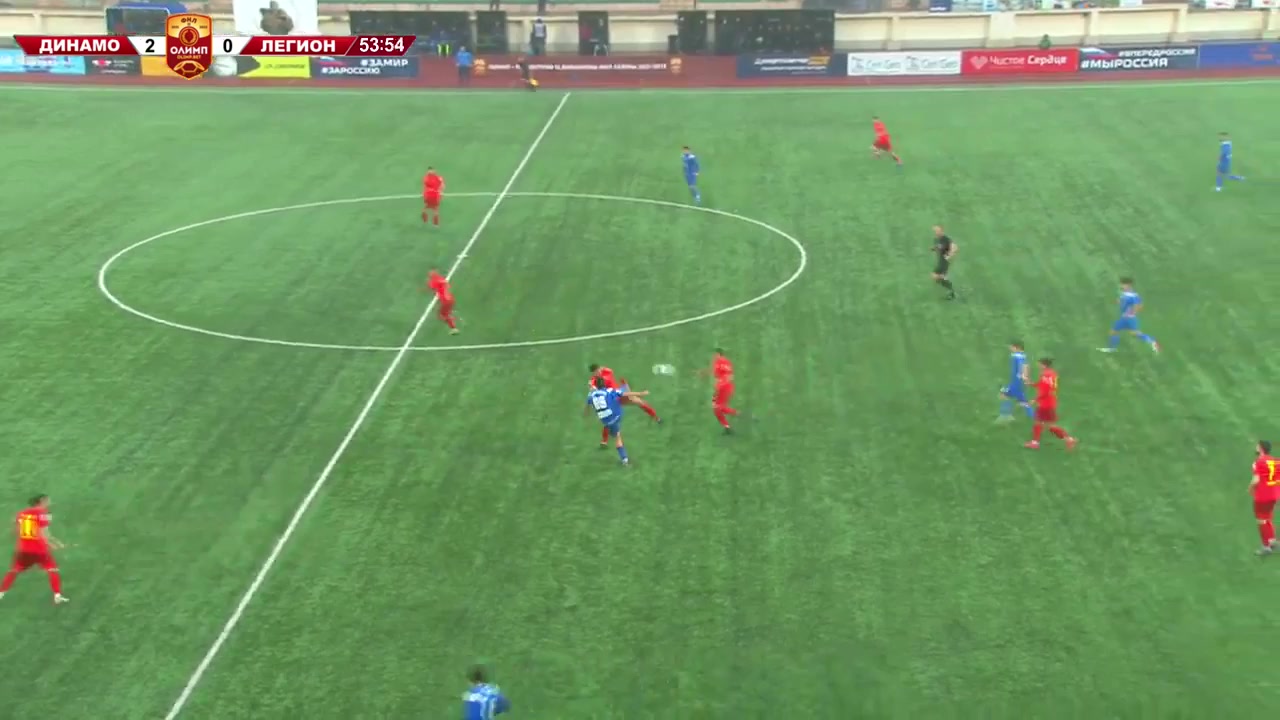 RUS D2 FK Makhachkala Vs Legion Dynamo Glushkov Goal in 56 min, Score 3:0