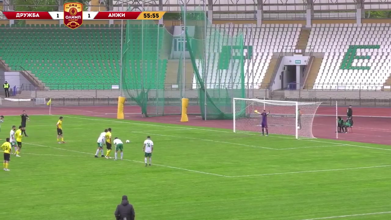 RUS D2 Druzhba Maykop Vs Anzhi Makhachkala 57 ทำประตู  ประตู, ทำคะแนน 1:2