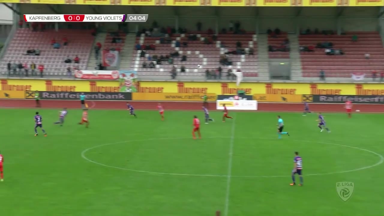 AUT D2 Kapfenberg Vs Austria Wien (Youth) Dardan Shabanhaxhaj Goal in 5 min, Score 1:0