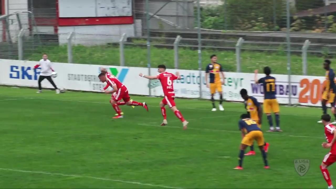 AUT D2 SK Vorwarts Steyr Vs FC Liefering 14 phút Vào, ghi bàn 2:0