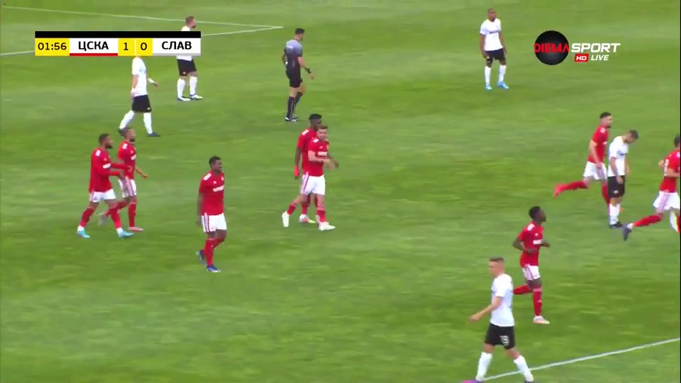 BUL D1 CSKA Sofia Vs Slavia Sofia 2 phút Vào, ghi bàn 1:0