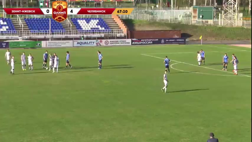 RUS D2 FK Zenit Izhevsk Vs Chelyabinsk 69 phút Vào, ghi bàn 0:5