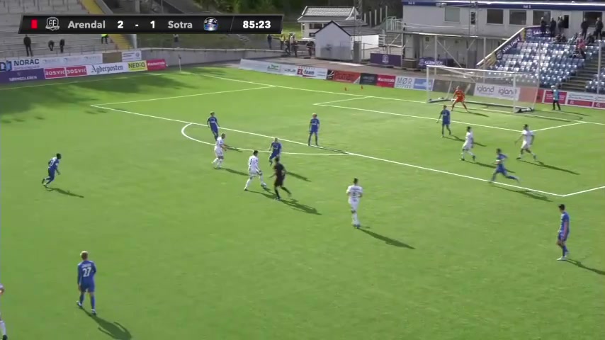 NOR D2 FK Arendal Vs Sotra  Goal in 88 min, Score 3:1