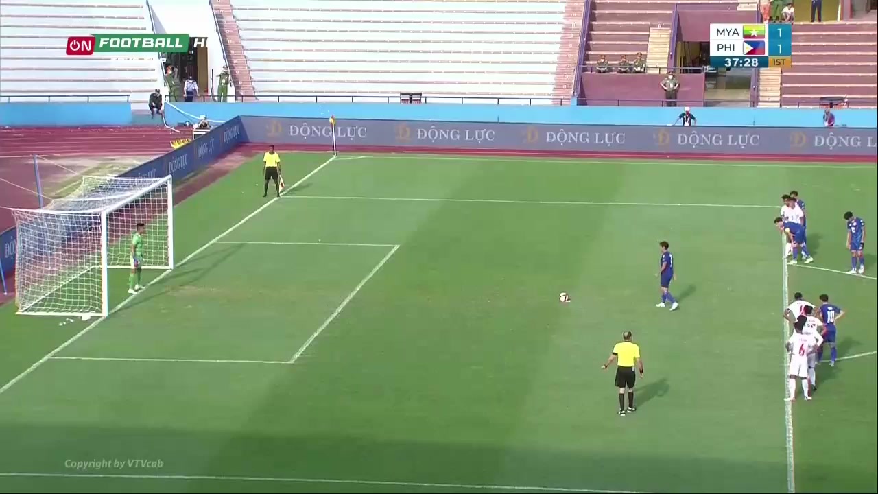 SEAG Myanmar U23 Vs Philippines U23 Jovin Hervas Bedic Goal in 37 min, Score 1:2
