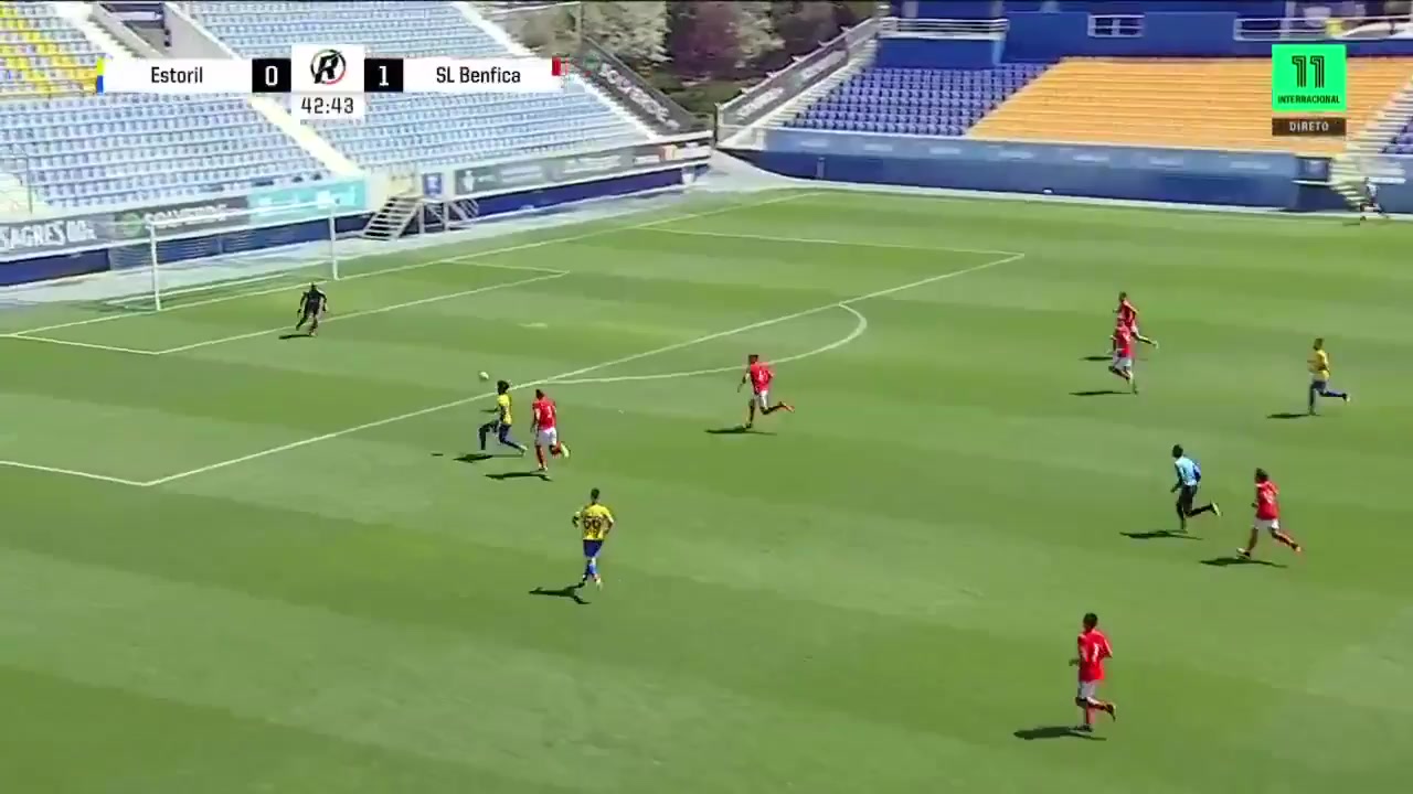 POR U23 Estoril U23 Vs Benfica U23  Goal in 43 min, Score 1:1