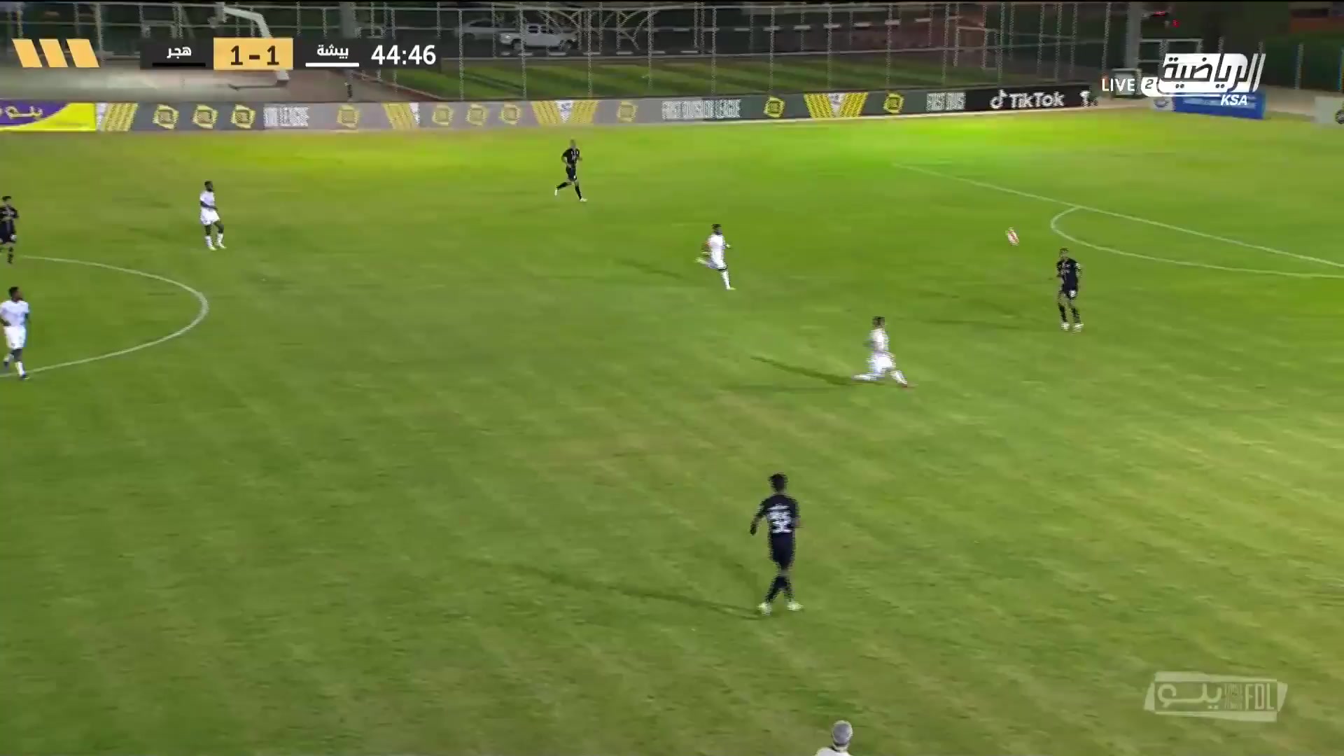 KSA D1 Bisha FC Vs Hajer  Goal in 45+ min, Score 1:1