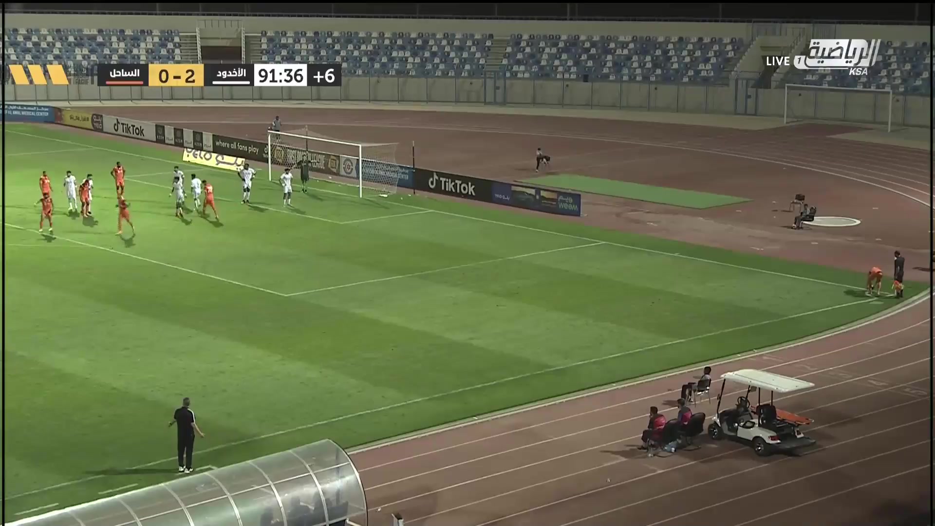 KSA D1 Al-Akhdoud Vs Al Sahel  Goal in 92 min, Score 2:1