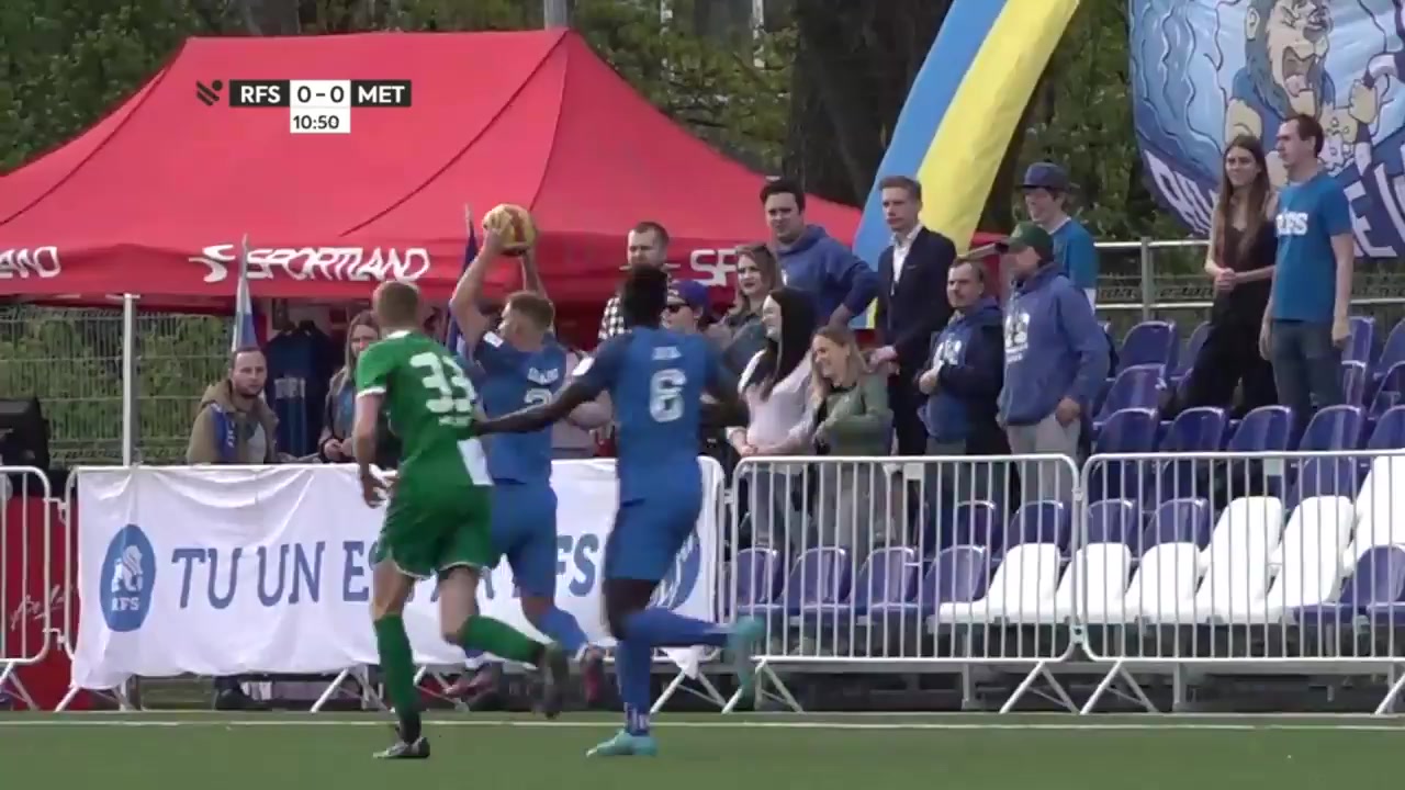 LAT D1 Rigas Futbola skola Vs Metta/LU Riga Ilić Goal in 12 min, Score 1:0