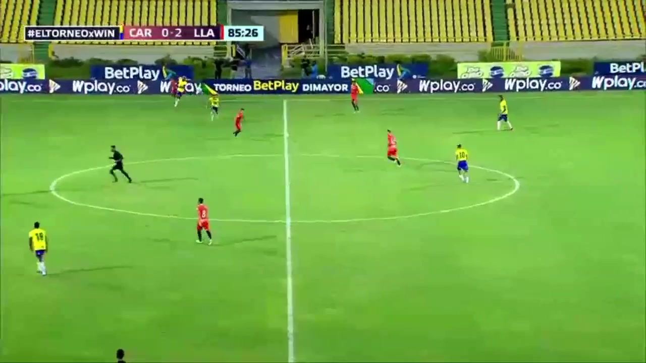 COL D2 Real Cartagena Vs Llaneros FC Manuel González Goal in 86 min, Score 0:3