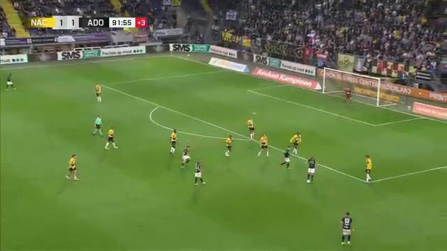 HOL D2 NAC Breda Vs ADO Den Haag 93 phút Sacha KomljenovicVào, ghi bàn 1:2