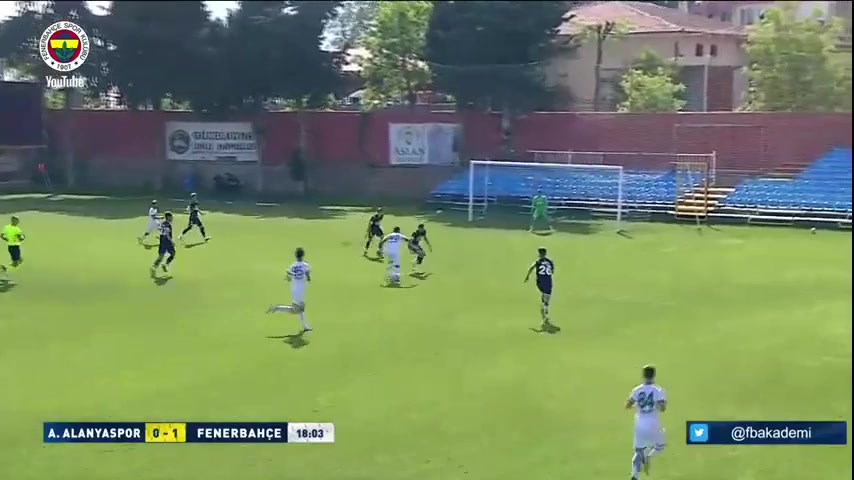 TUR U19 Alanyaspor U19 Vs Fenerbahce U19  Goal in 18 min, Score 1:1