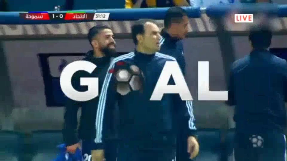 EGY D1 El Ettehad El Sakandary Vs Smouha SC Abdelkabir El Ouadi Goal in 32 min, Score 0:1