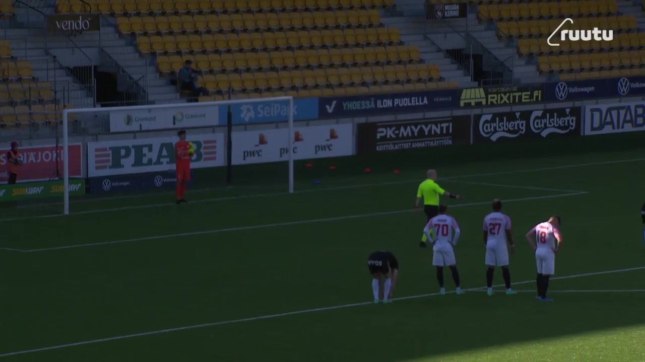 FIN D2 SJK Akatemia Vs PK-35 Vantaa 57 phút Kingsley OforiVào, ghi bàn 3:1