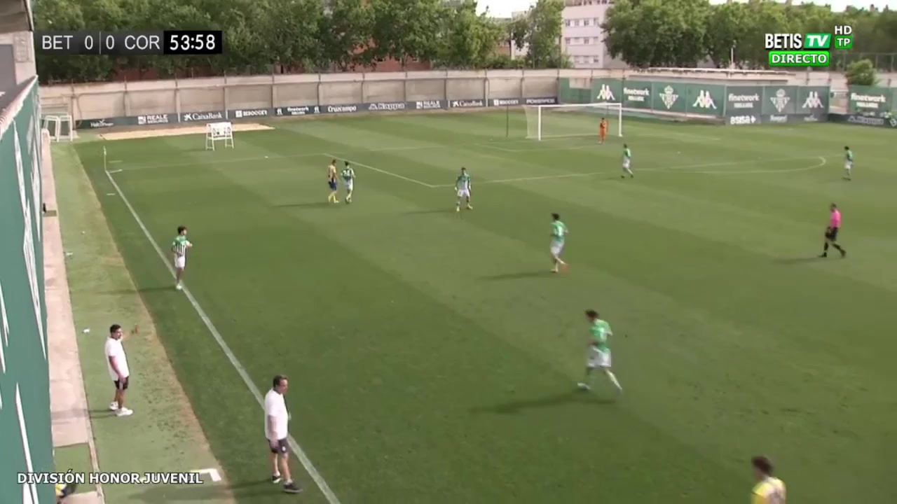 SPA LU19 Real Betis U19 Vs Coria CF U19 55 phút Vào, ghi bàn 1:0