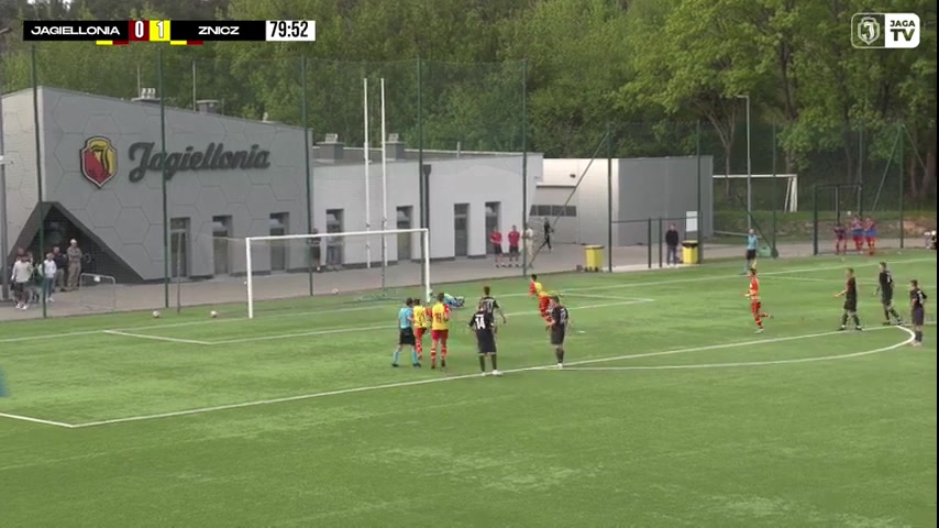 IV liga Jagiellonia Bialystok II Vs MLKS Znicz Biala Piska  Goal in 81 min, Score 1:1