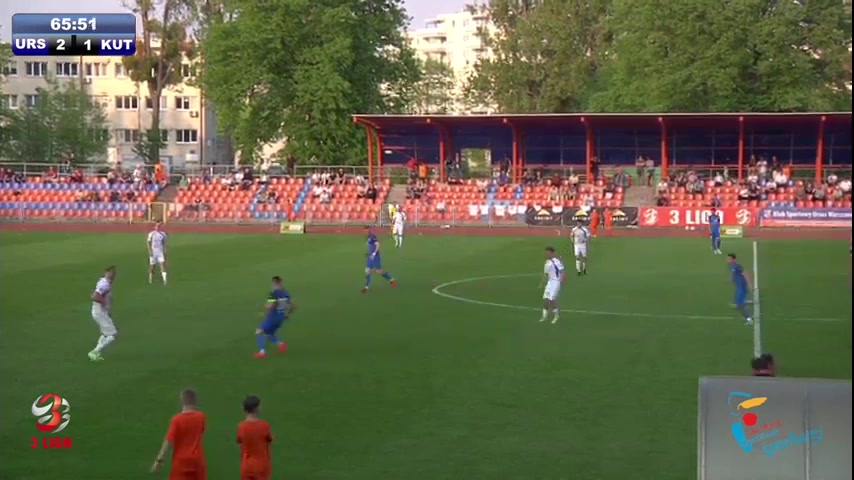 IV liga Ursus Warszawa Vs KS Kutno  Goal in 68 min, Score 3:1