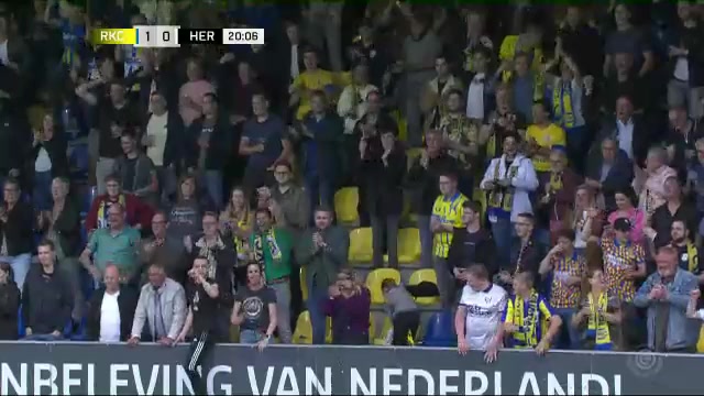 HOL D1 RKC Waalwijk Vs Heracles Almelo Michiel Kramer Goal in 20 min, Score 1:0