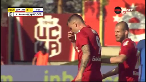 BUL D1 CSKA 1948 Sofia Vs Arda 21 phút Alexander KolevVào, ghi bàn 3:1