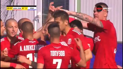 BUL D1 CSKA 1948 Sofia Vs Arda 25 phút Alexander KolevVào, ghi bàn 4:1