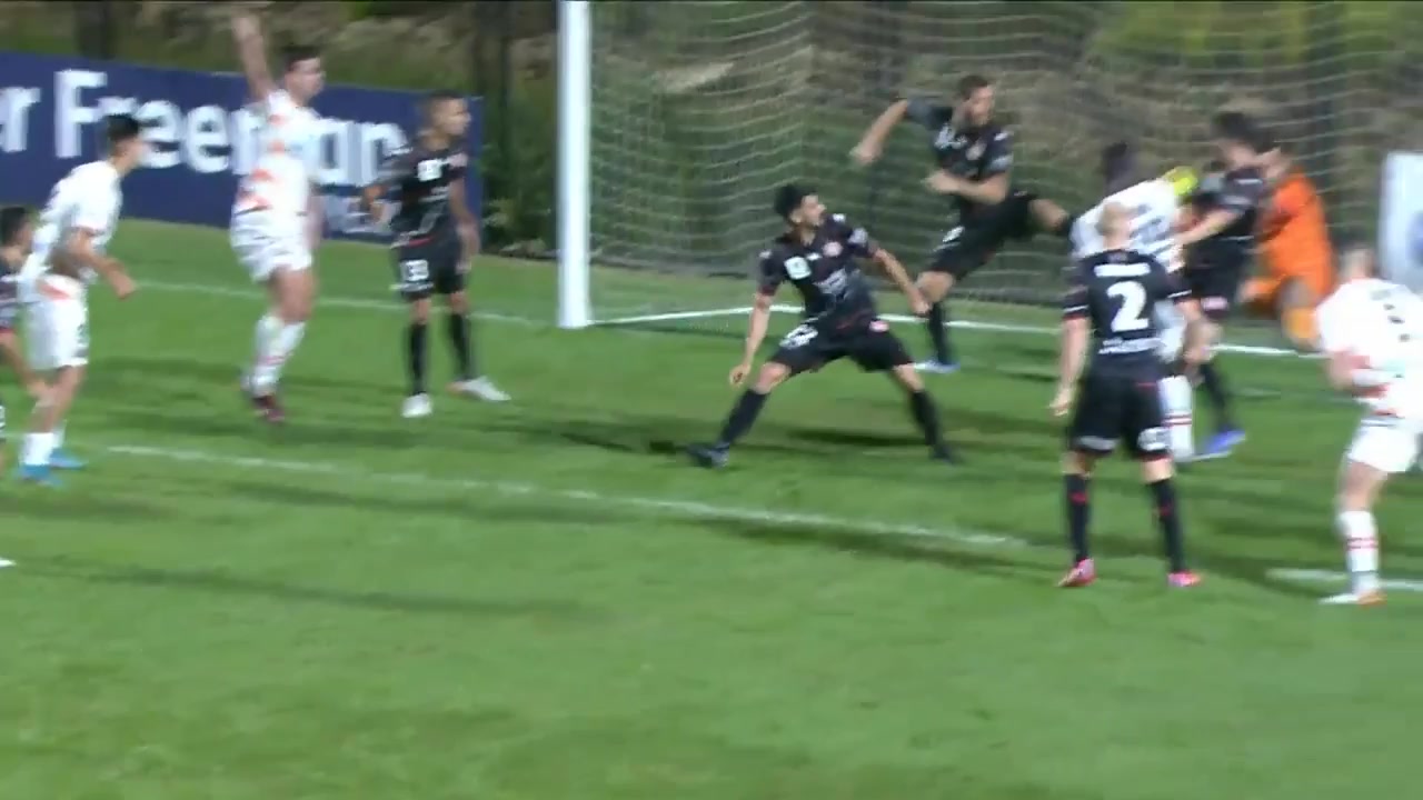 A FFA Cup Western Sydney Vs Brisbane Roar Cyrus Dehmie Goal in 52 min, Score 1:1