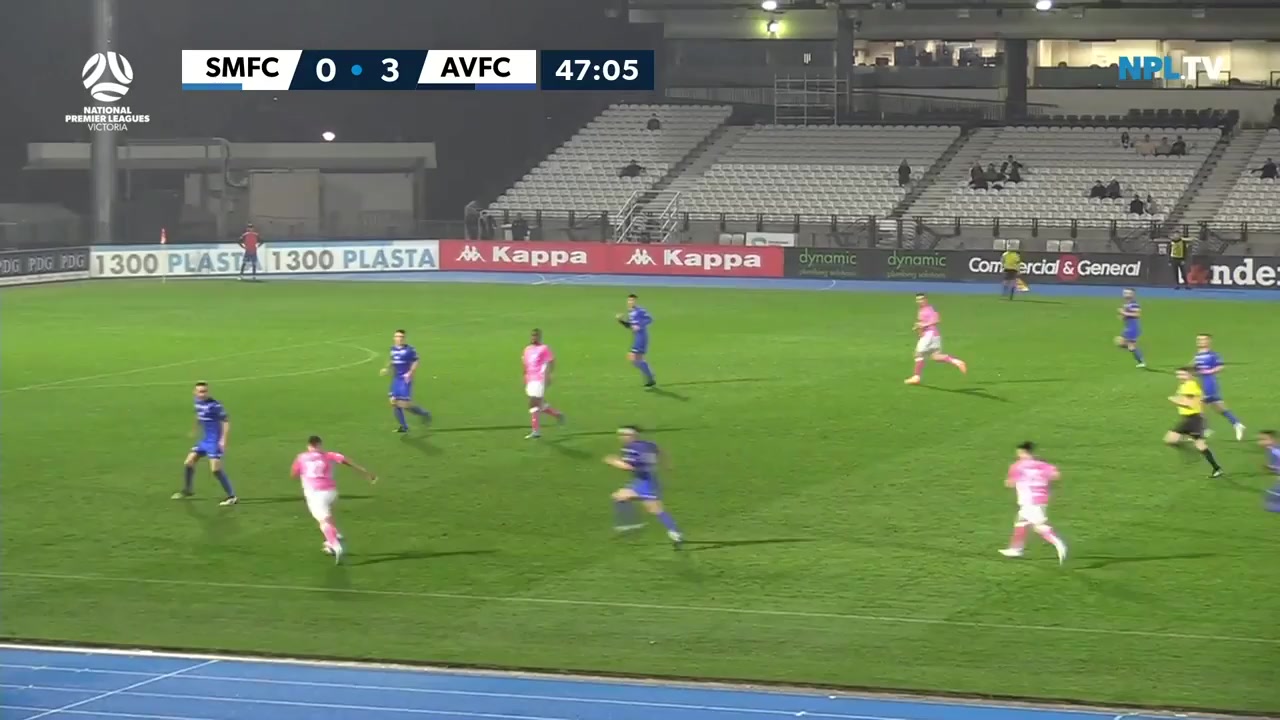 AUS VPL South Melbourne Vs Avondale FC 48 phút Vào, ghi bàn 1:3