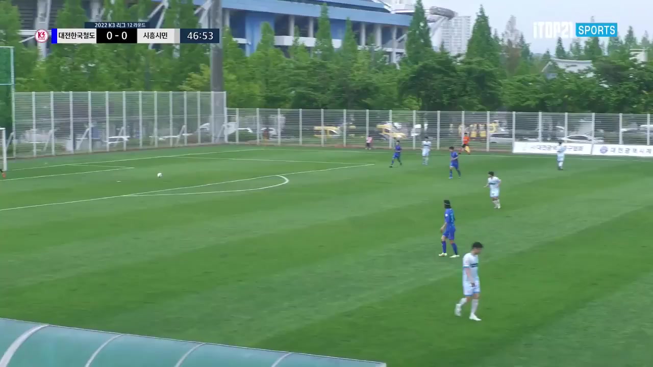 KCL Daejeon Korail Vs Siheung City  Goal in 48 min, Score 0:1