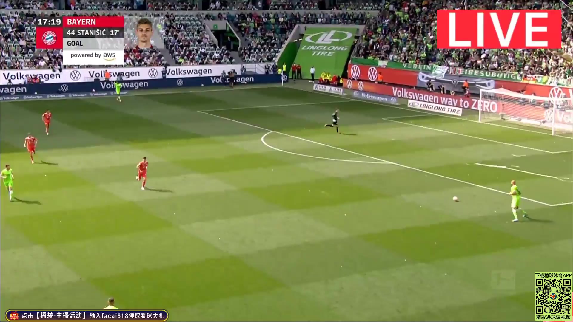 Bundesliga VfL Wolfsburg Vs Bayern Munchen 16 phút Vào, ghi bàn 0:1