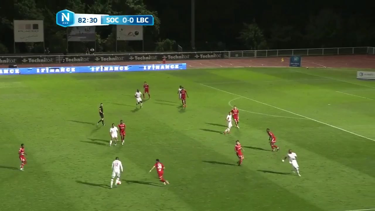 FRA D3 Cholet So Vs Chateauroux  Goal in 87 min, Score 0:1