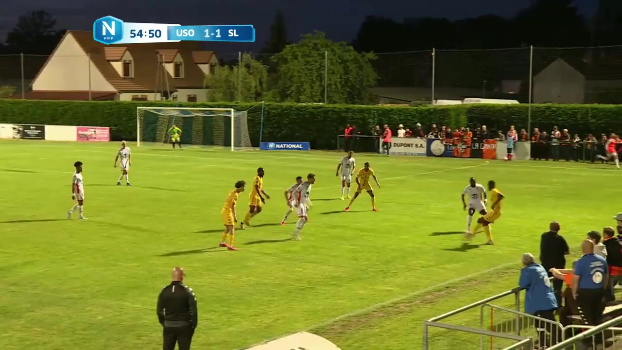 FRA D3 Orleans US 45 Vs Stade Lavallois MFC  Goal in 57 min, Score 1:2