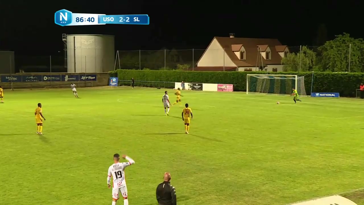 FRA D3 Orleans US 45 Vs Stade Lavallois MFC  Goal in 88 min, Score 3:2