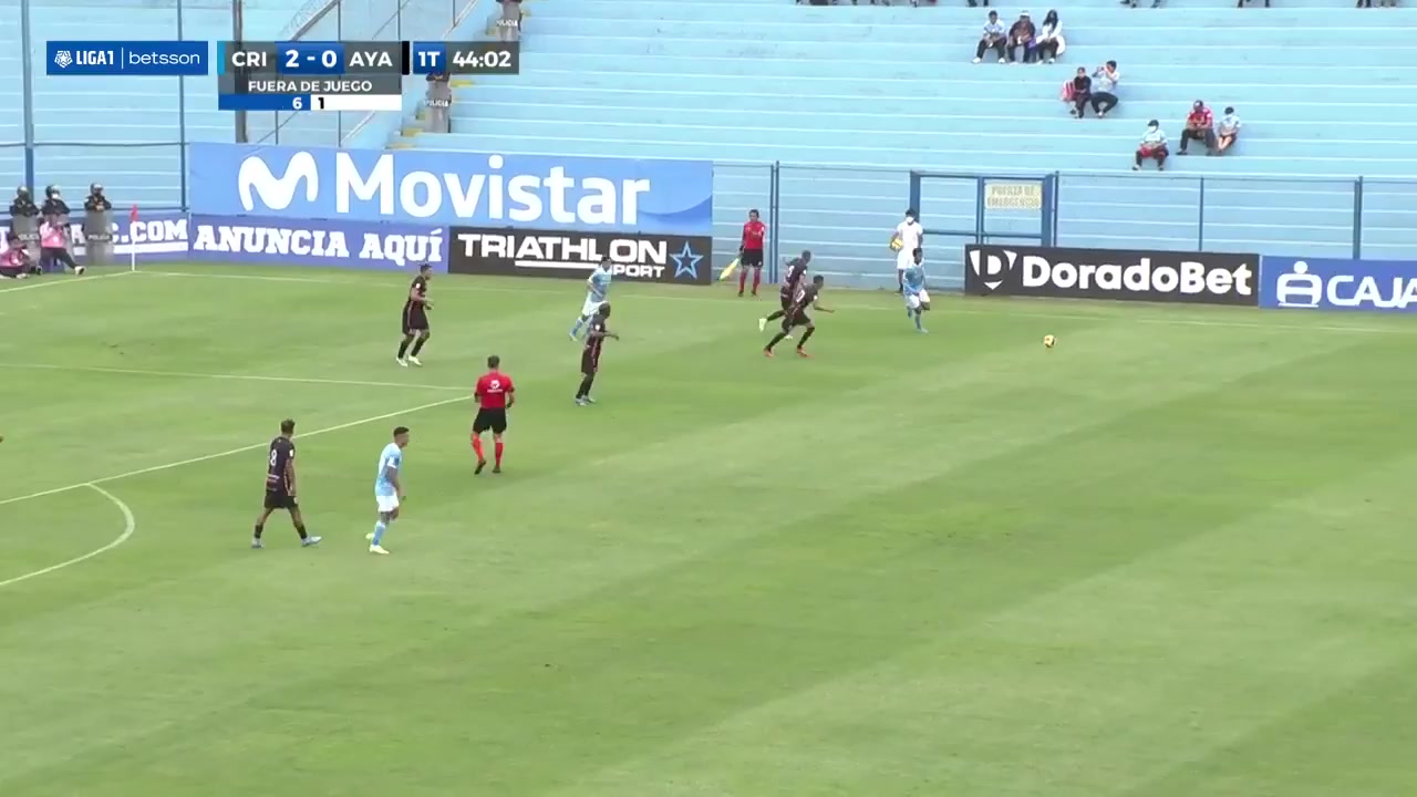 PER D1 Sporting Cristal Vs Inti Gas Deportes Rafael Julian Lutiger Vidalon Goal in 44 min, Score 3:0