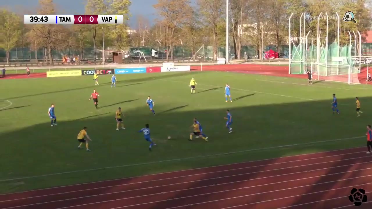 EST D1 Tartu JK Maag Tammeka Vs Vaprus Parnu Patrick Veelma Goal in 40 min, Score 1:0