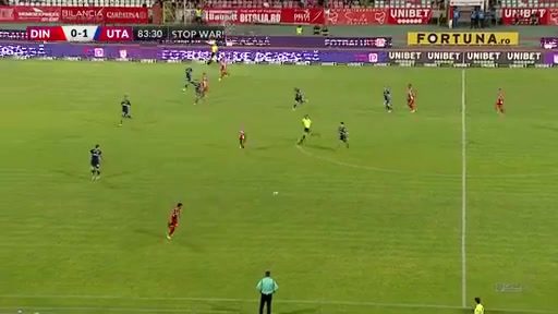 ROM D1 Dinamo Bucuresti Vs UTA Arad 85 phút Okechukwu Christian IrobisoVào, ghi bàn 1:1