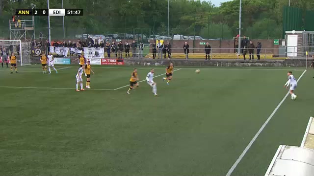 SCO L1 Annan Athletic Vs Edinburgh City  Goal in 53 min, Score 2:1